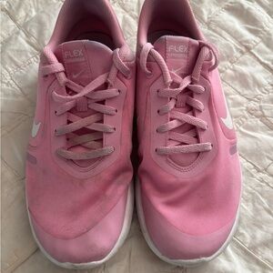 Nike Women's Pink Flex Sneakers